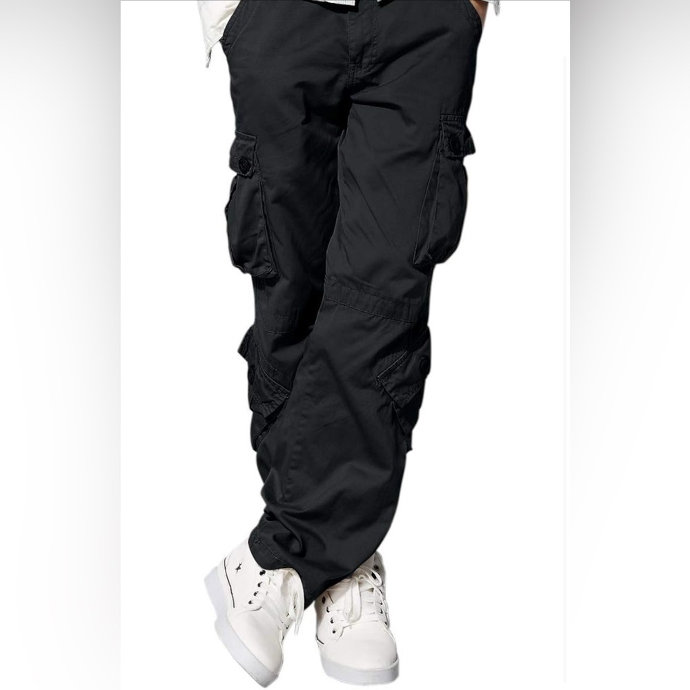NWT: Match & Matchstick Men's Wild Cargo Pants SIZE: W40 X L33  COLOR: Dark Gray
